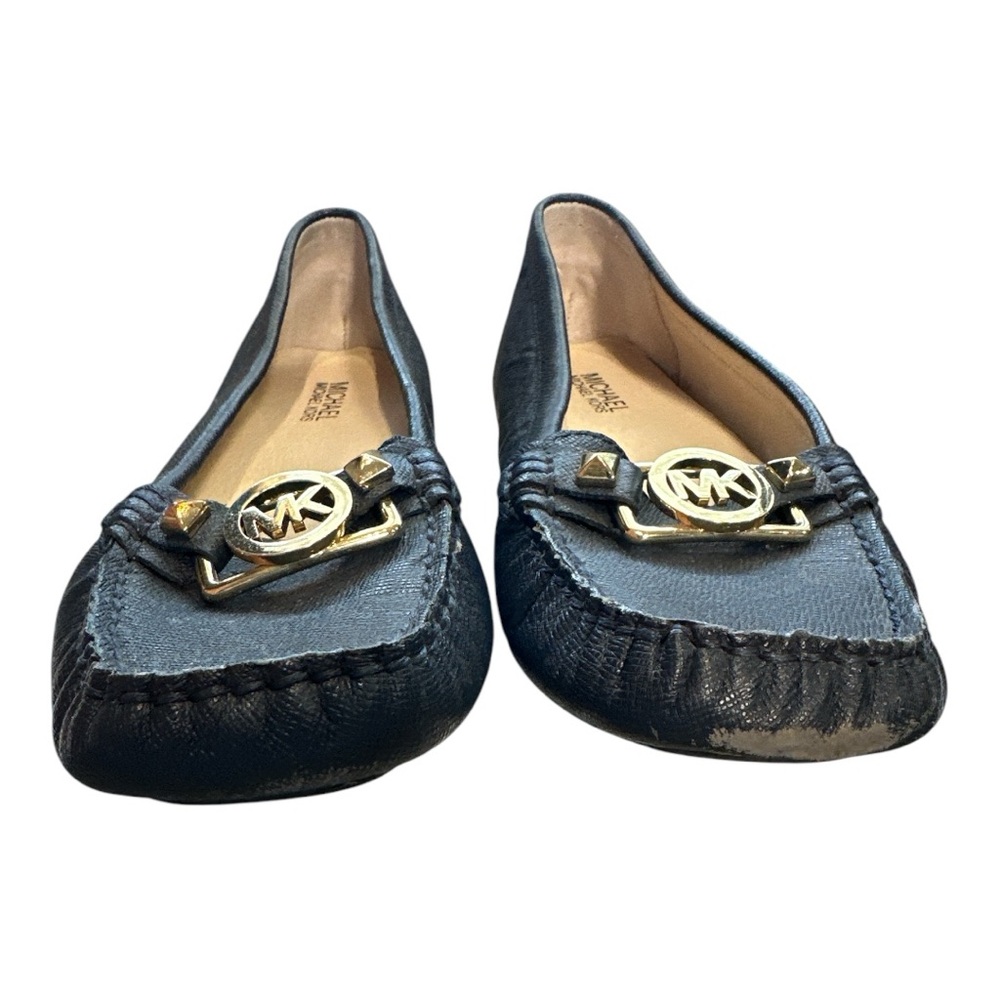 Michael Kors Navy Blue Loafers for Women - Picture 6 of 8